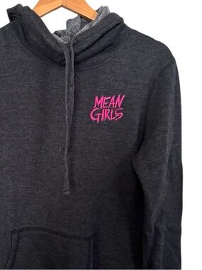 DISTRICT Mean Girls Charcoal & Hot Pink Hoodie